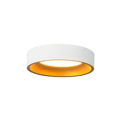 Nix LED Flush Mount Ceiling Light in White (5.38-Inch).