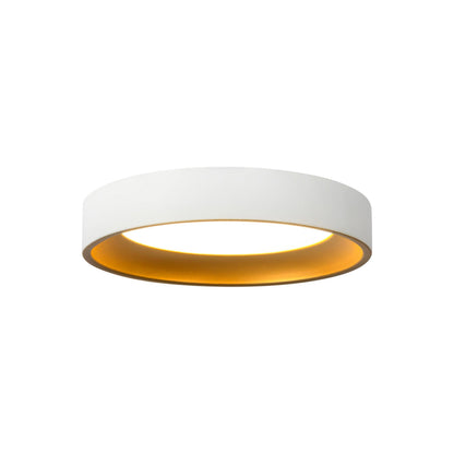 Nix LED Flush Mount Ceiling Light in White (7.25-Inch).