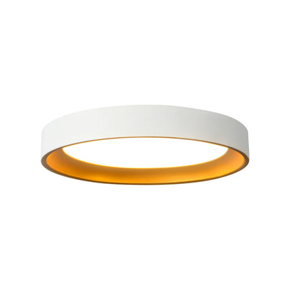 Nix LED Flush Mount Ceiling Light in White (9-Inch).