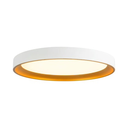 Nix LED Flush Mount Ceiling Light in White (11.88-Inch).