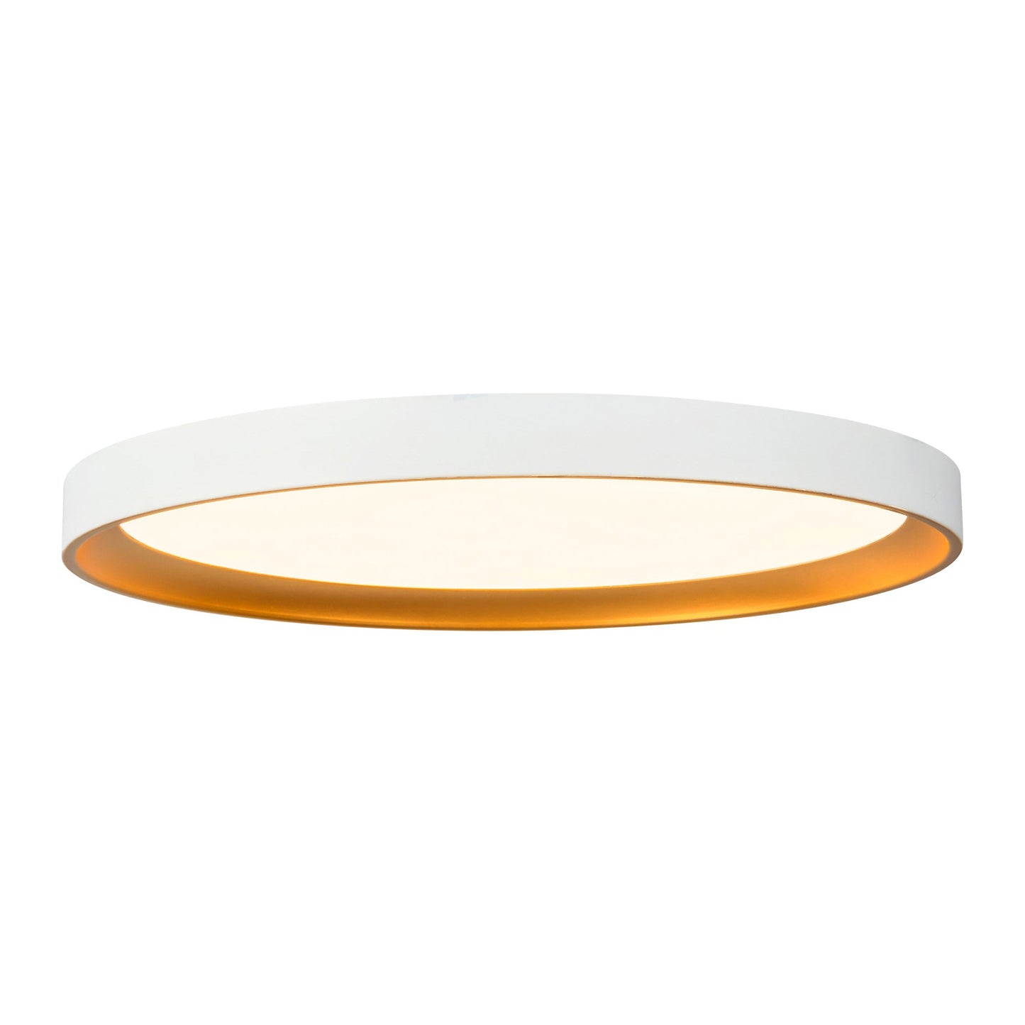 Nix LED Flush Mount Ceiling Light in White (15.13-Inch).