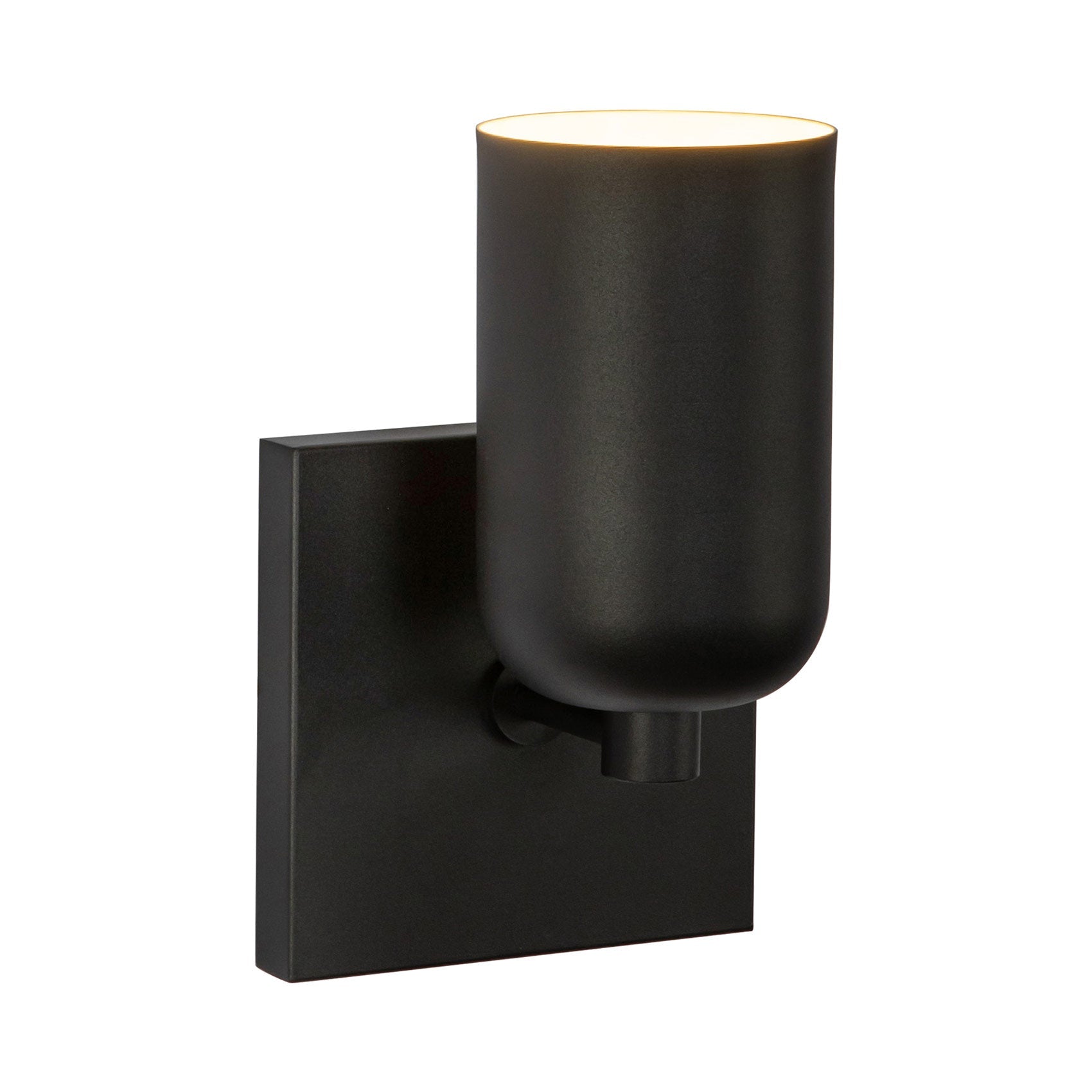 Nola Wall Light in Black/Black (1-Light).