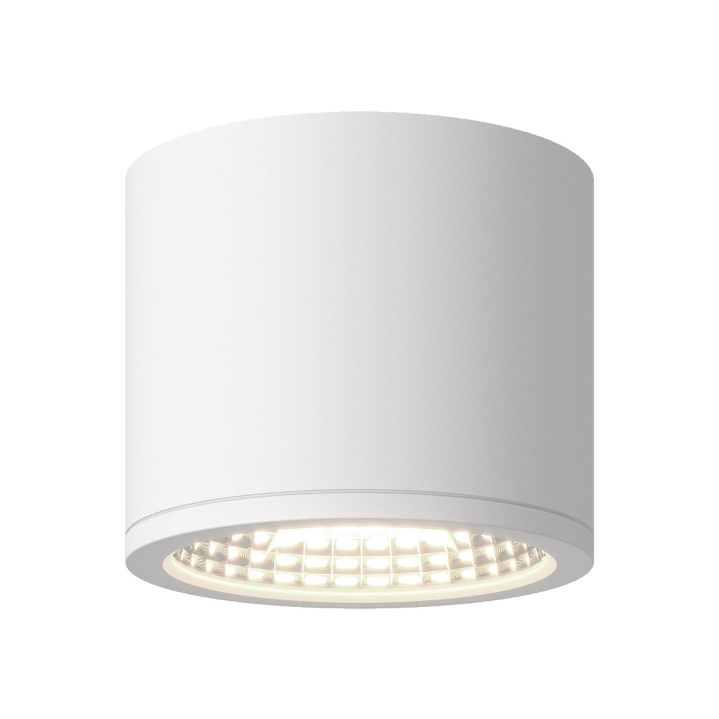 Nordic Outdoor LED Flush Mount Ceiling Light in White (4-Inch/5-Inch).