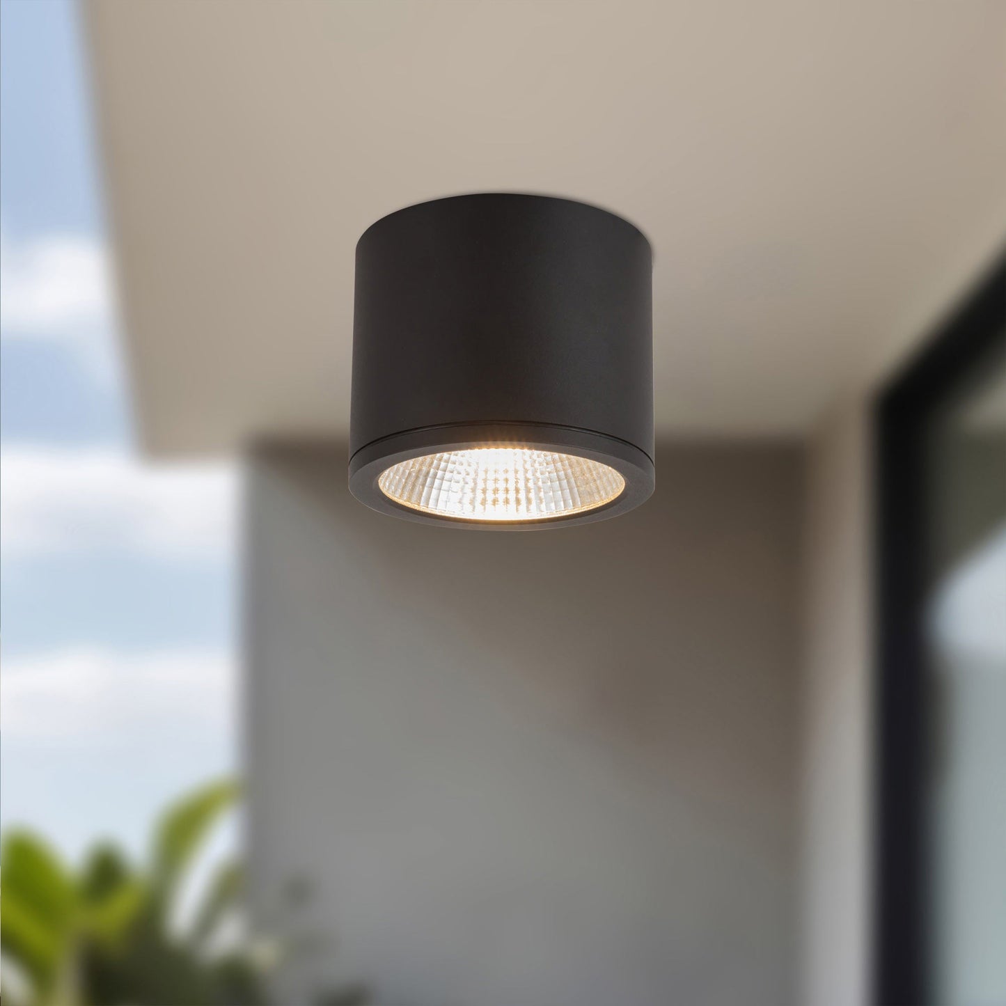 Nordic Outdoor LED Flush Mount Ceiling Light in Detail.