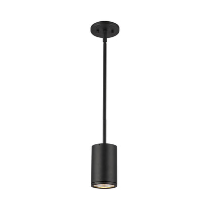 Nordic Outdoor LED Pendant Light in Black (5.5-Inch/3.63-Inch).