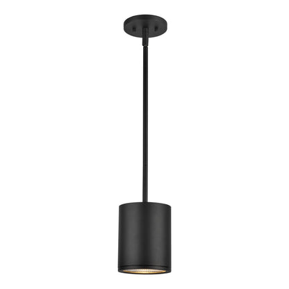 Nordic Outdoor LED Pendant Light in Black (6-Inch/5-Inch).