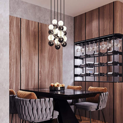 Onyx Multi LED Pendant Light in dining room.