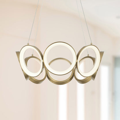 Oros LED Chandelier in Detail.