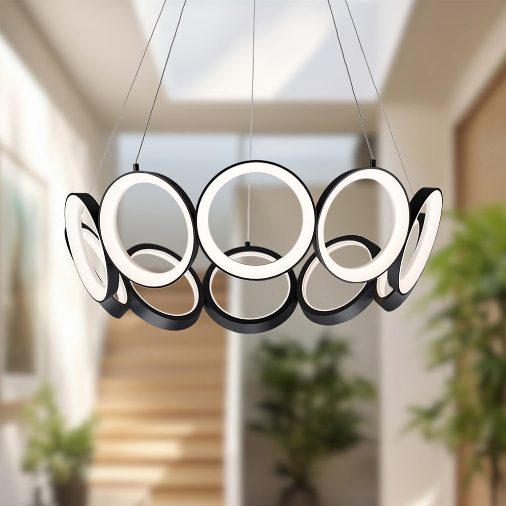Oros LED Chandelier in Detail.