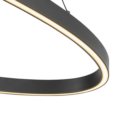 Ovale LED Linear Pendant Light in Detail.