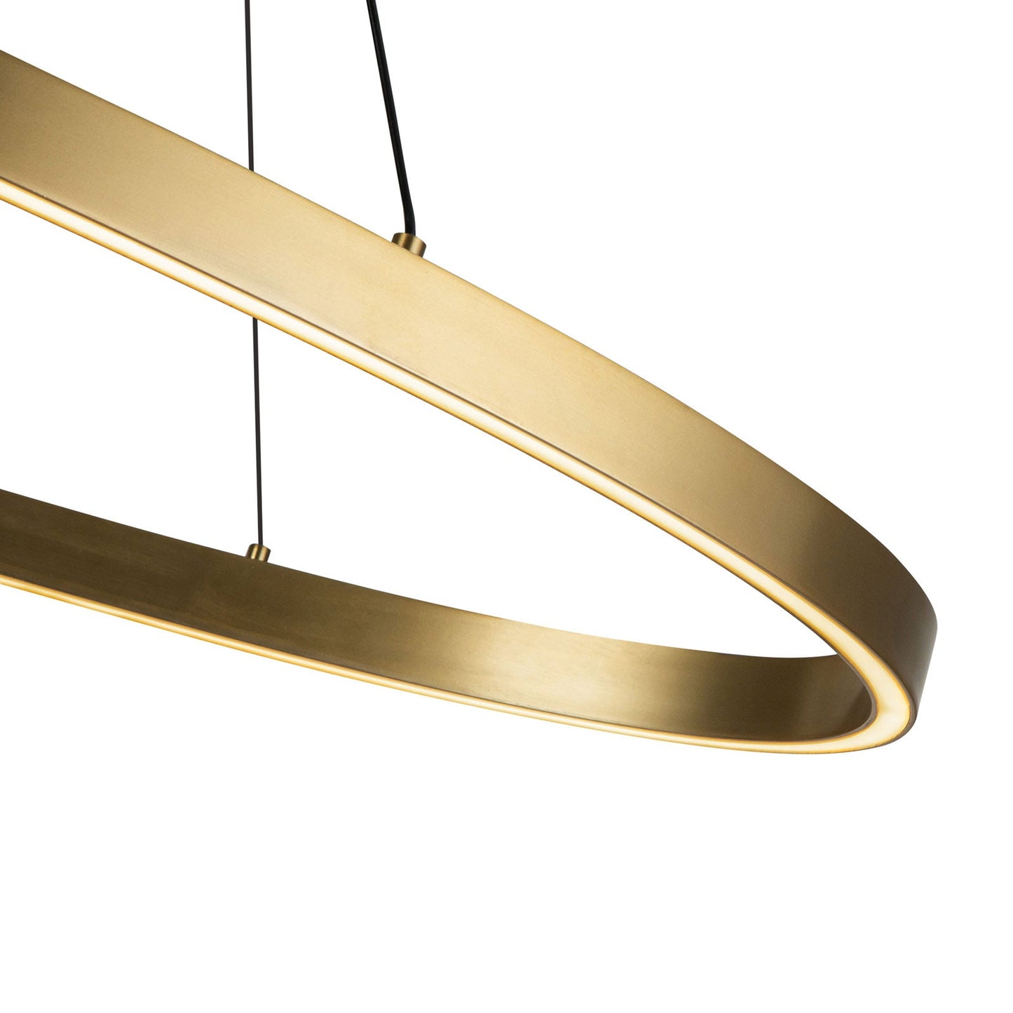 Ovale LED Linear Pendant Light in Detail.