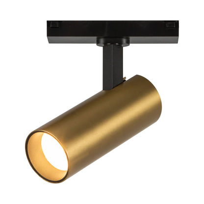 Paolo LED Trilo Track Light in Brushed Gold (5.38-Inch).