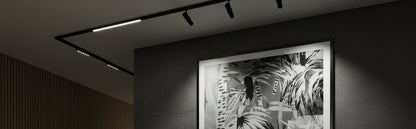 Paolo LED Trilo Track Light in living room.