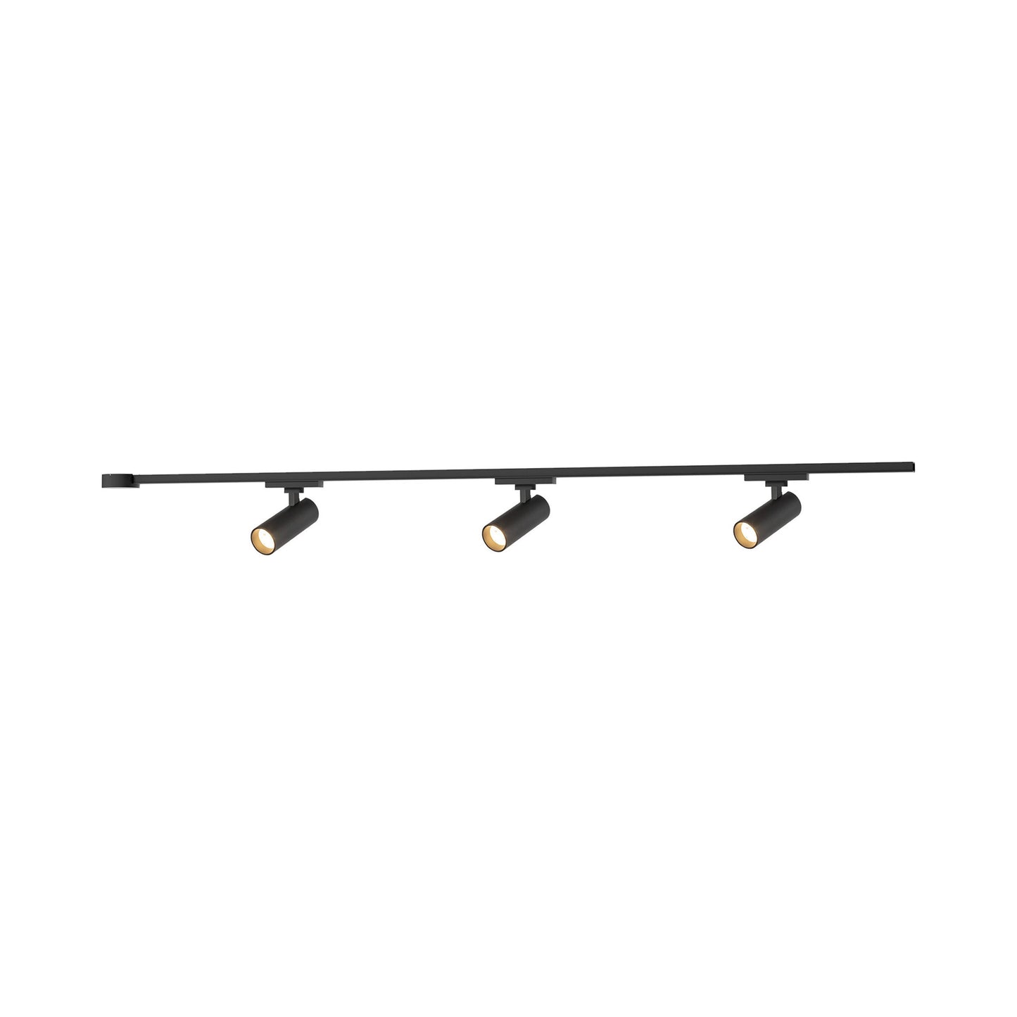 Paolo Trilo Multi Light LED Track Light in Black (3-Head/2-Inch).