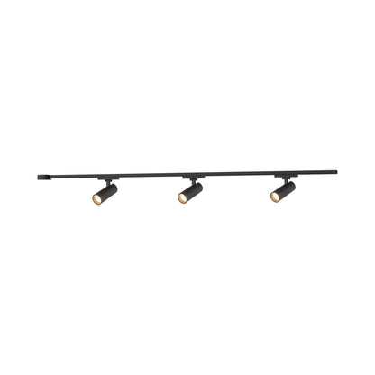 Paolo Trilo Multi Light LED Track Light in Black (3-Head/2-Inch).
