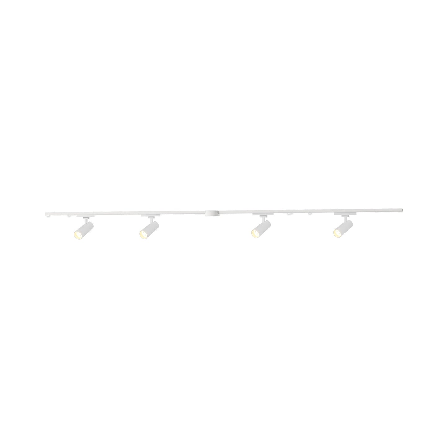 Paolo Trilo Multi Light LED Track Light in White (4-Head/1.63-Inch).