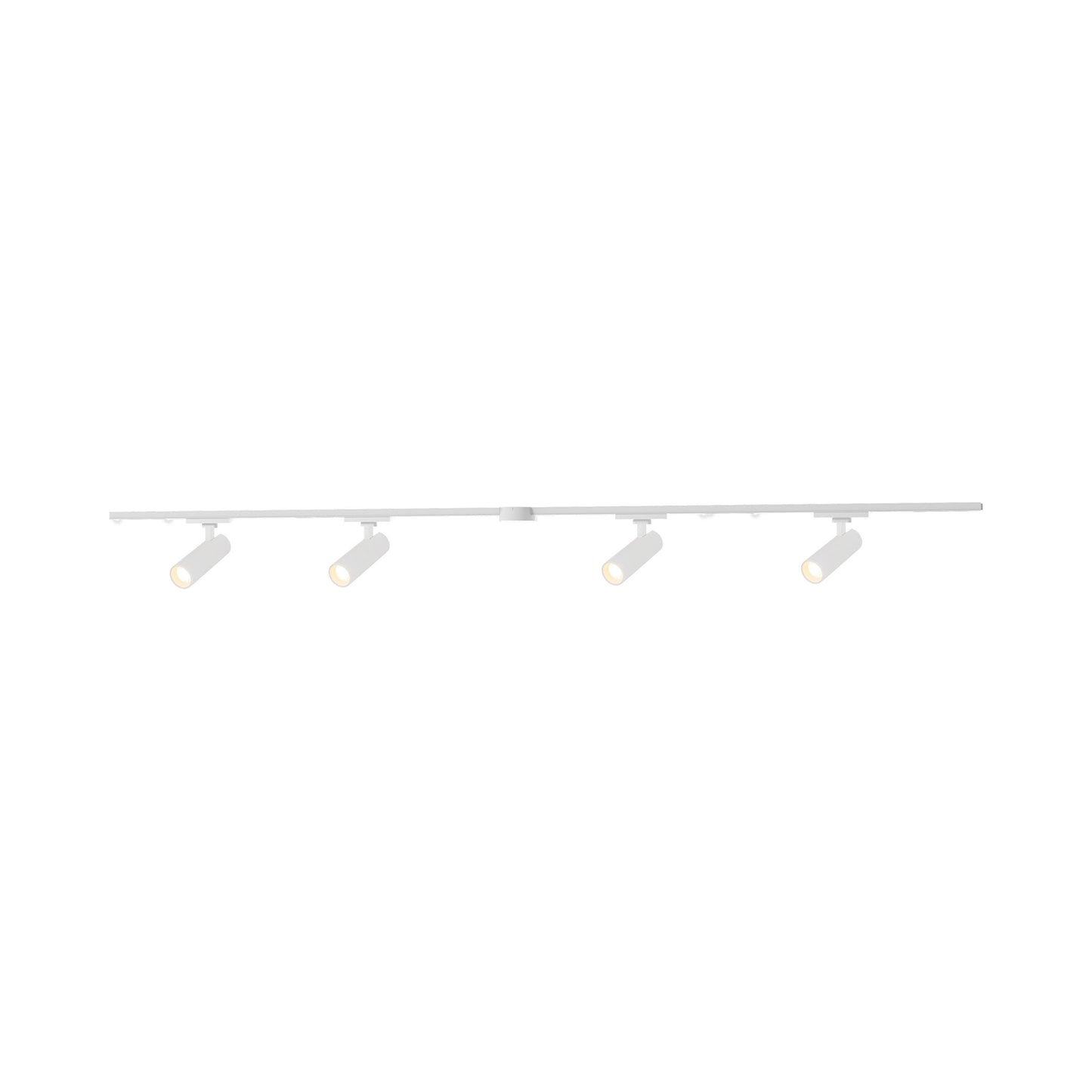 Paolo Trilo Multi Light LED Track Light in White (4-Head/2-Inch).