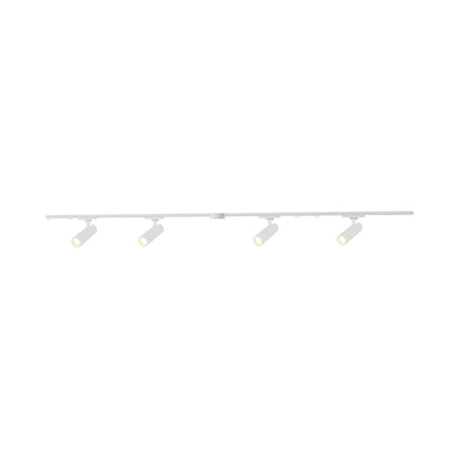 Paolo Trilo Multi Light LED Track Light in White (4-Head/2-Inch).