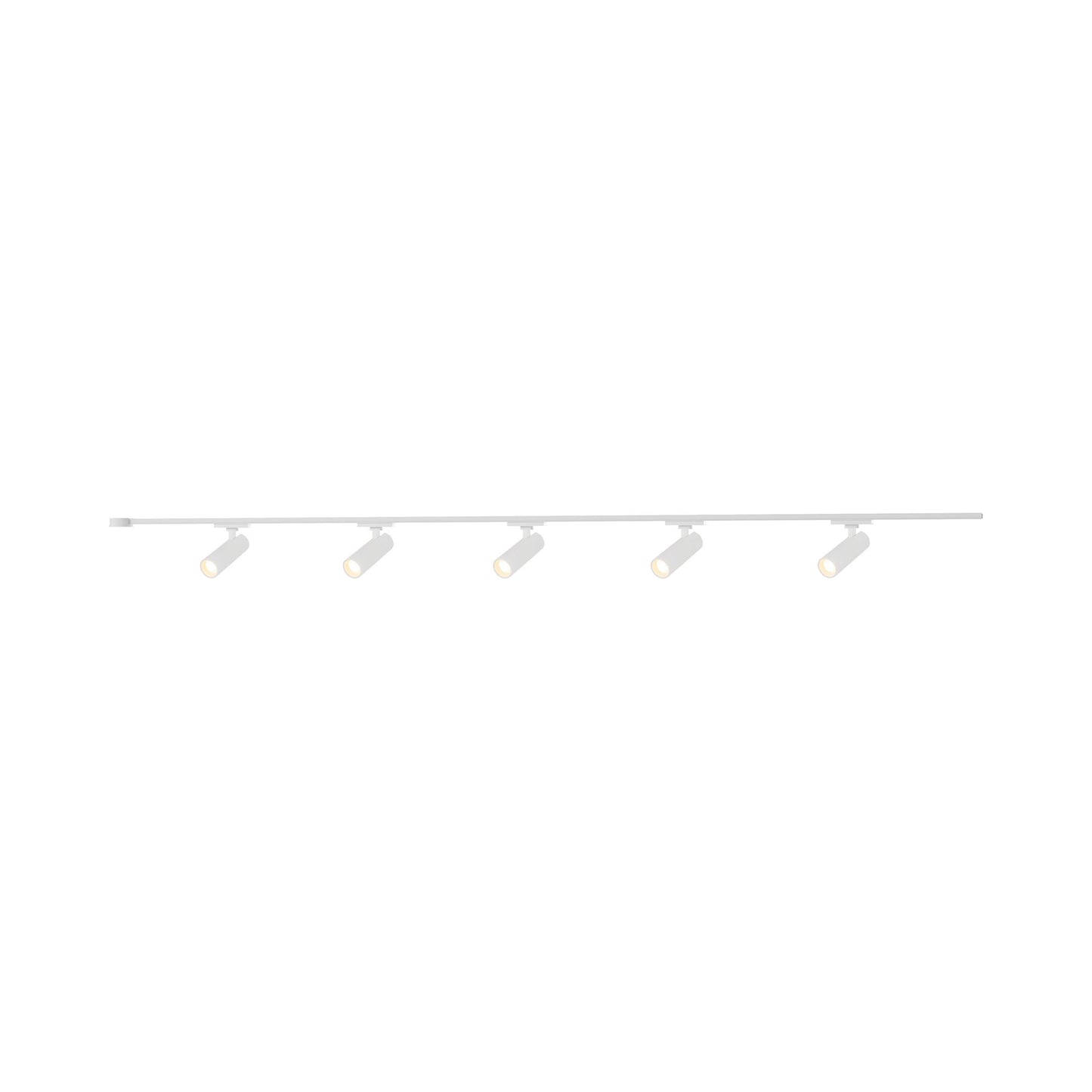 Paolo Trilo Multi Light LED Track Light in White (5-Head/2-Inch).