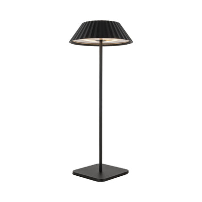 Pela LED Table Lamp in Black.