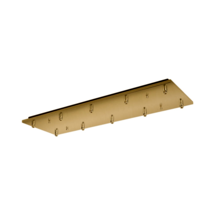 Pendant Light Canopy in Brushed Gold (Rectangle/10-Head).