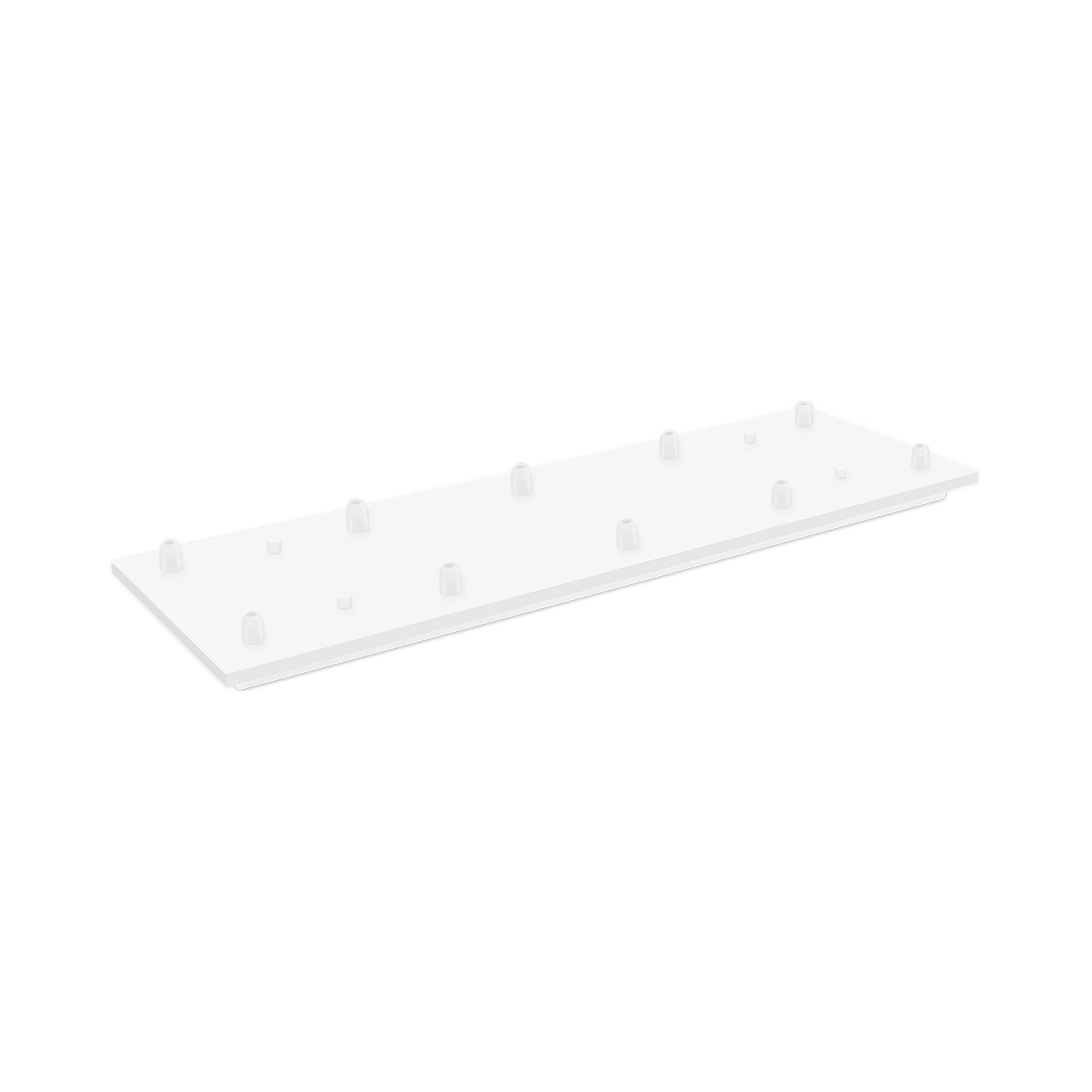 Pendant Light Canopy in White (Rectangle/10-Head).