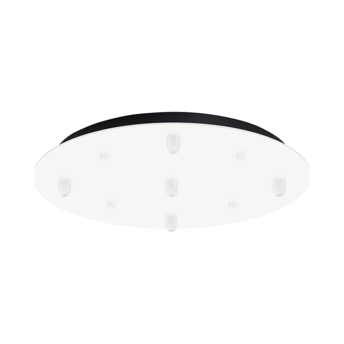 Pendant Light Canopy in White (Round/5-Head).