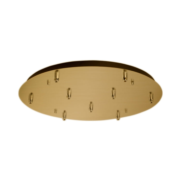 Pendant Light Canopy in Brushed Gold (Round/9-Head).
