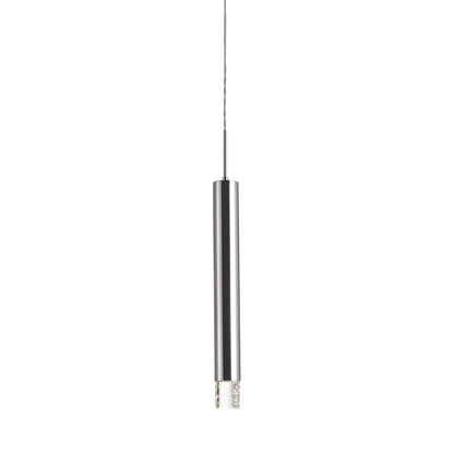 Pendula LED Pendant Light in Chrome (16.38-Inch).