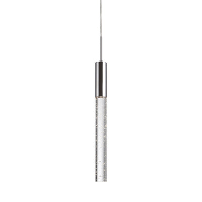 Pendula LED Pendant Light in Chrome (20.63-Inch).
