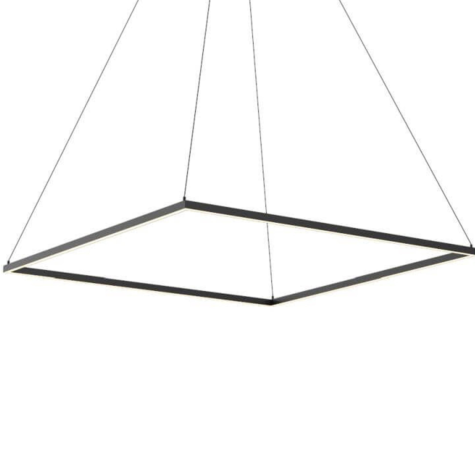 Piazza Square LED Pendant Light in Detail.