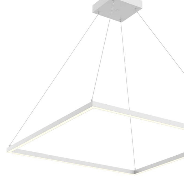 Piazza Square LED Pendant Light in Detail.