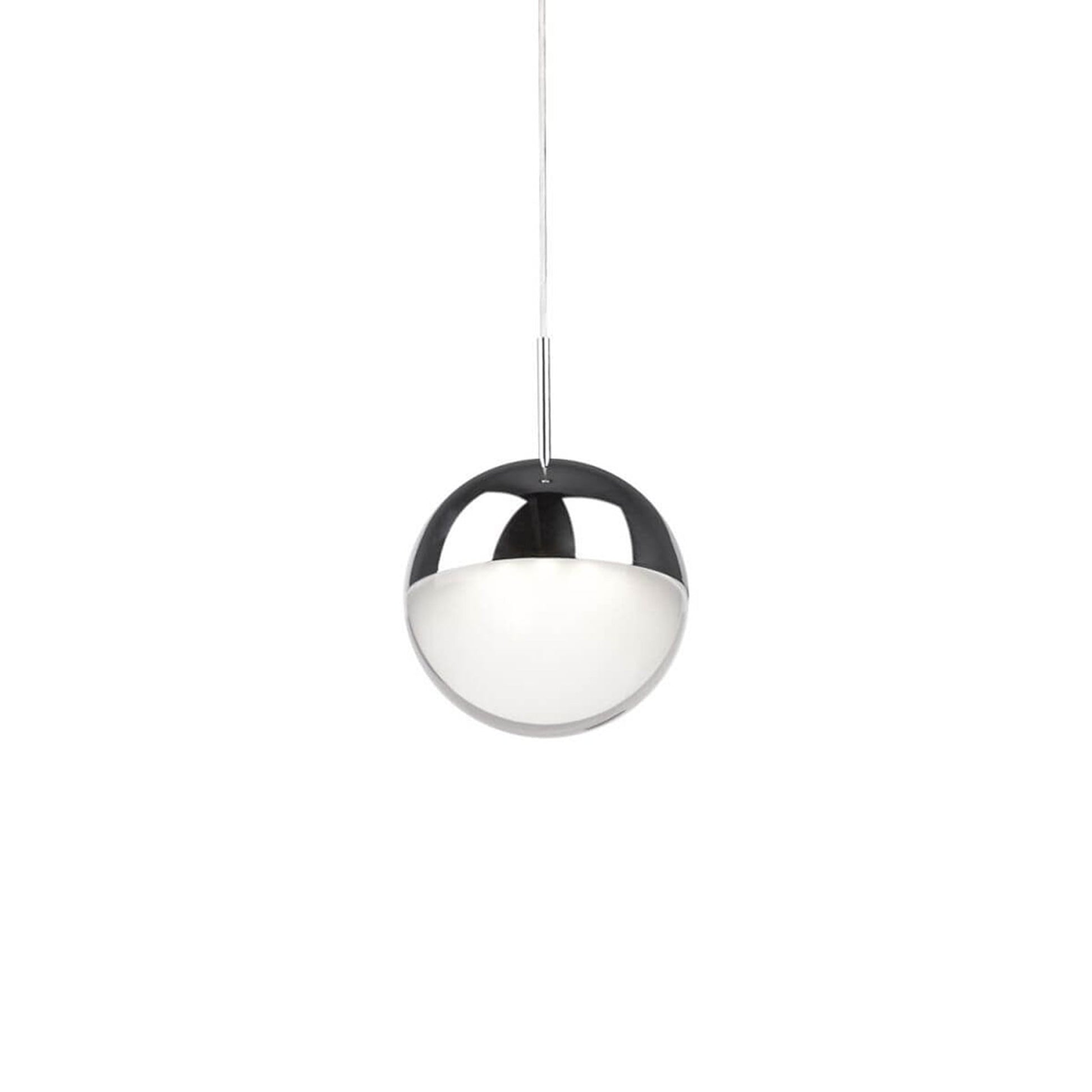 Pluto LED Pendant Light in Chrome.