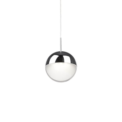 Pluto LED Pendant Light in Chrome.