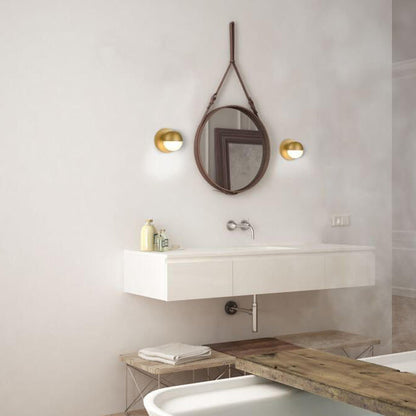 Pluto LED Wall Light in bathroom.
