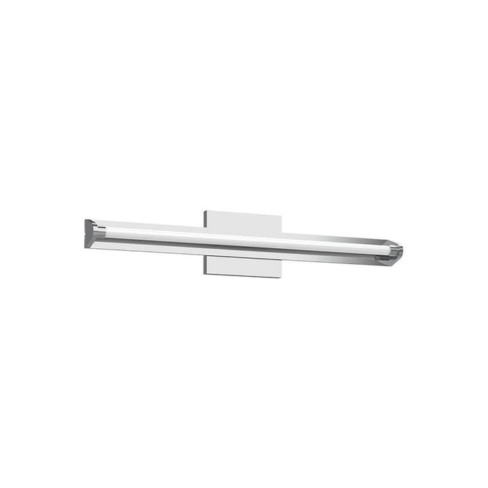 Plymouth LED Vanity Wall Light in Chrome (24.13-Inch).