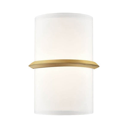 Pondi LED Wall Light in Brushed Gold.