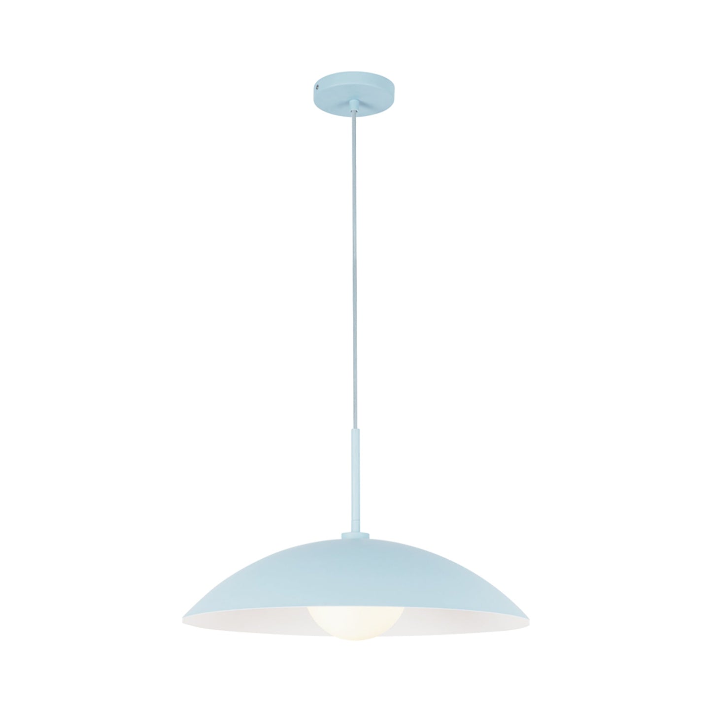 Regent Pendant Light in Cerulean.