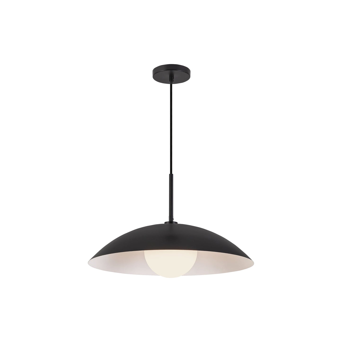 Regent Pendant Light in Black.