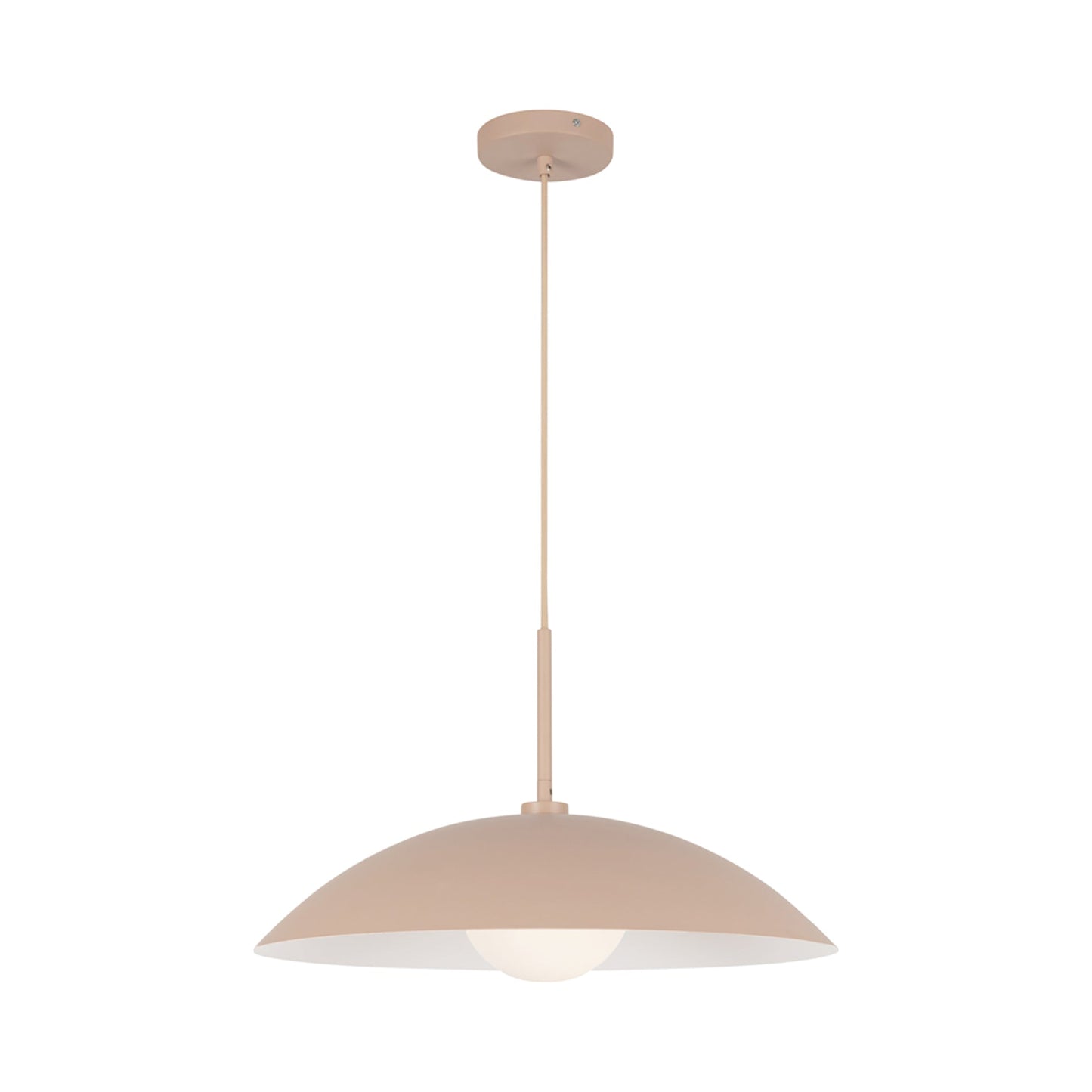 Regent Pendant Light in Peach.