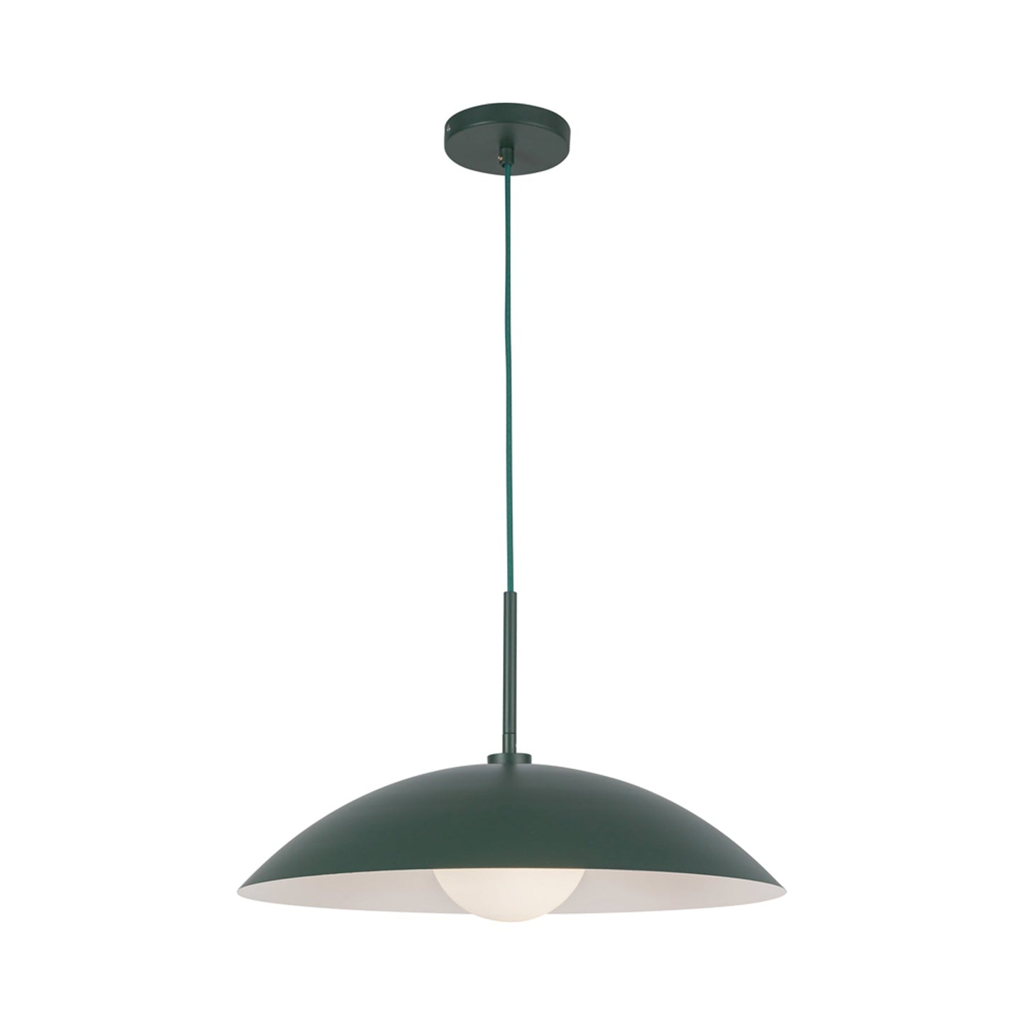 Regent Pendant Light in Pine Green.