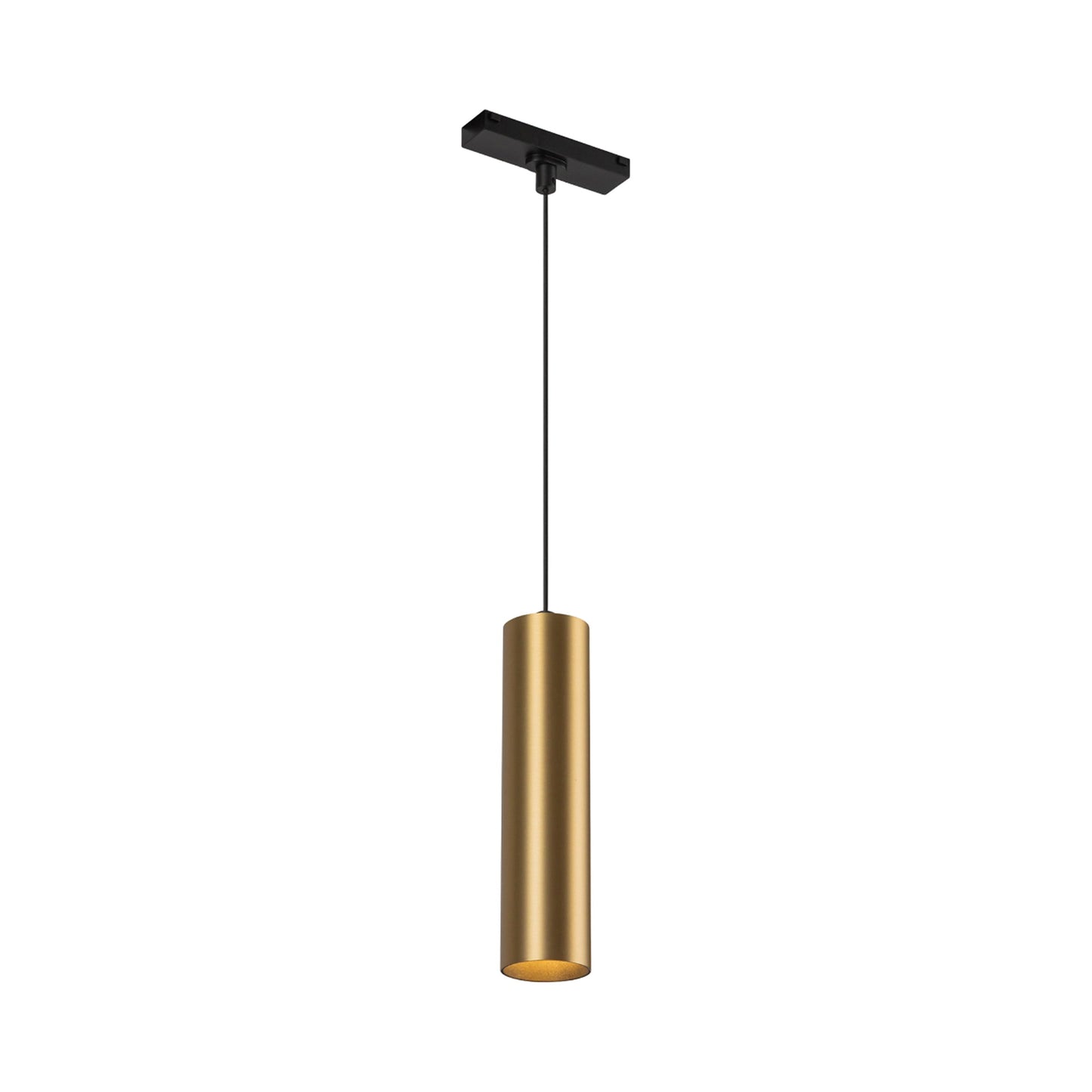 Remuda Trilo LED Track Pendant Light in Brushed Gold.