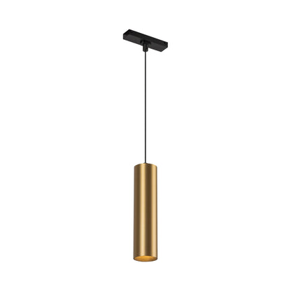 Remuda Trilo LED Track Pendant Light in Brushed Gold.