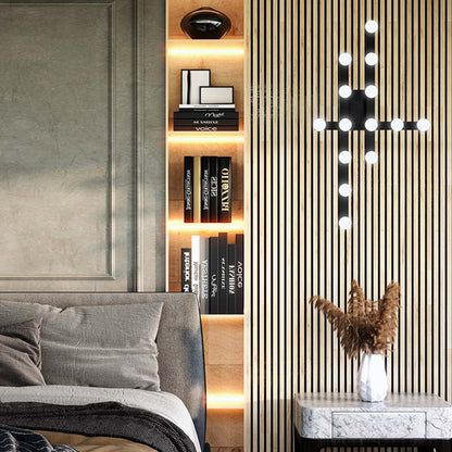 Rezz LED Flush Mount Ceiling Light in bedroom.