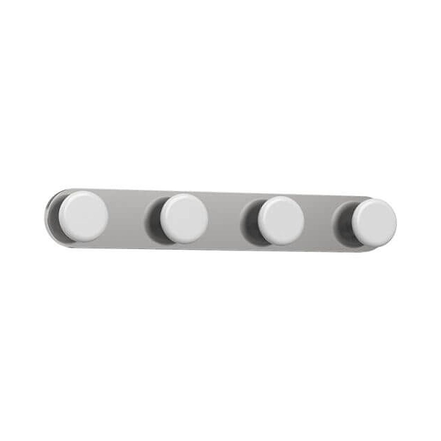 Rezz LED Vanity Wall Light in Brushed Nickel (4-Light).