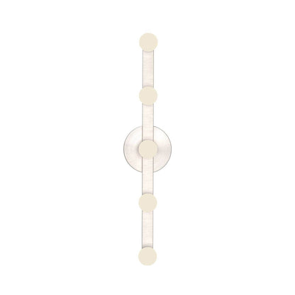 Rezz LED Wall Light in Brushed Nickel.