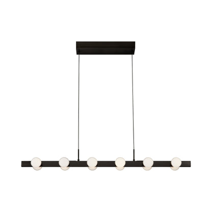 Rezz Linear LED Pendant Light in Black.