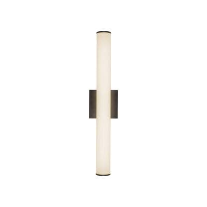 Rico LED Bath Wall Light in Black (24.13-Inch).