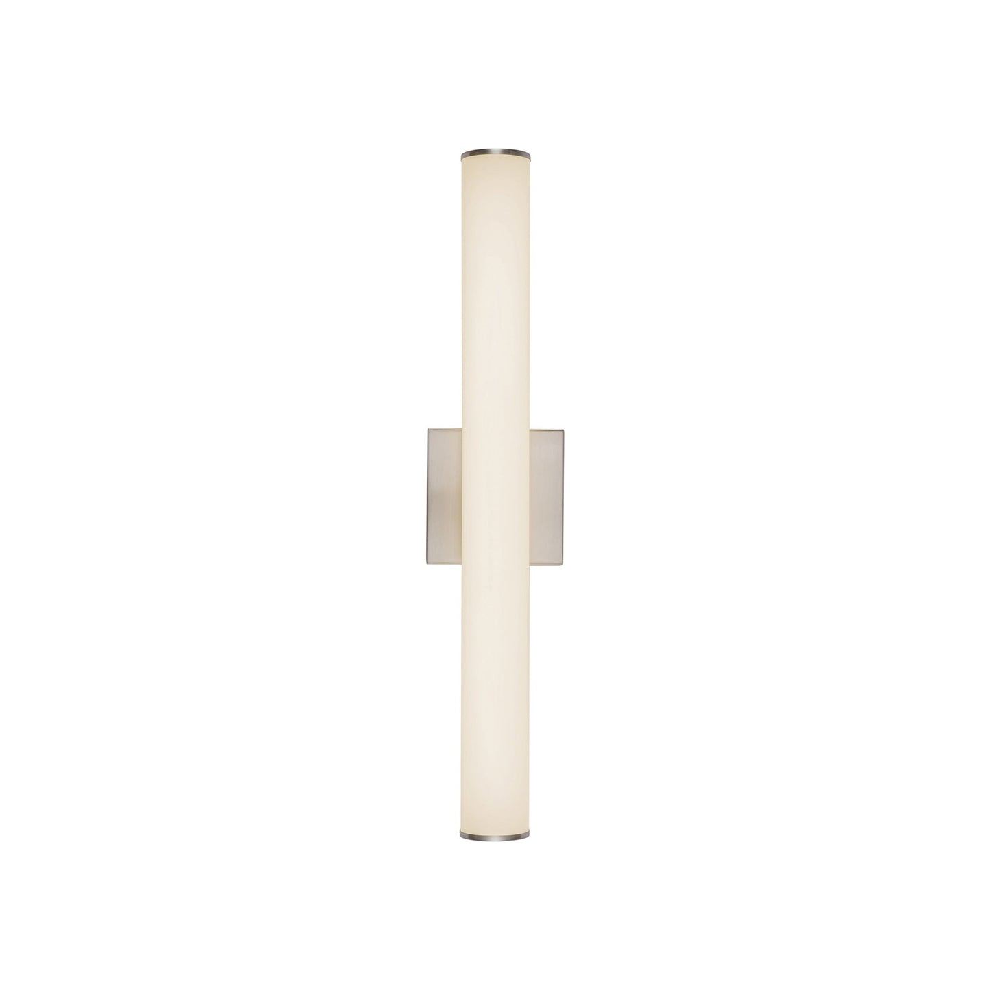 Rico LED Bath Wall Light in Brushed Nickel (24.13-Inch).