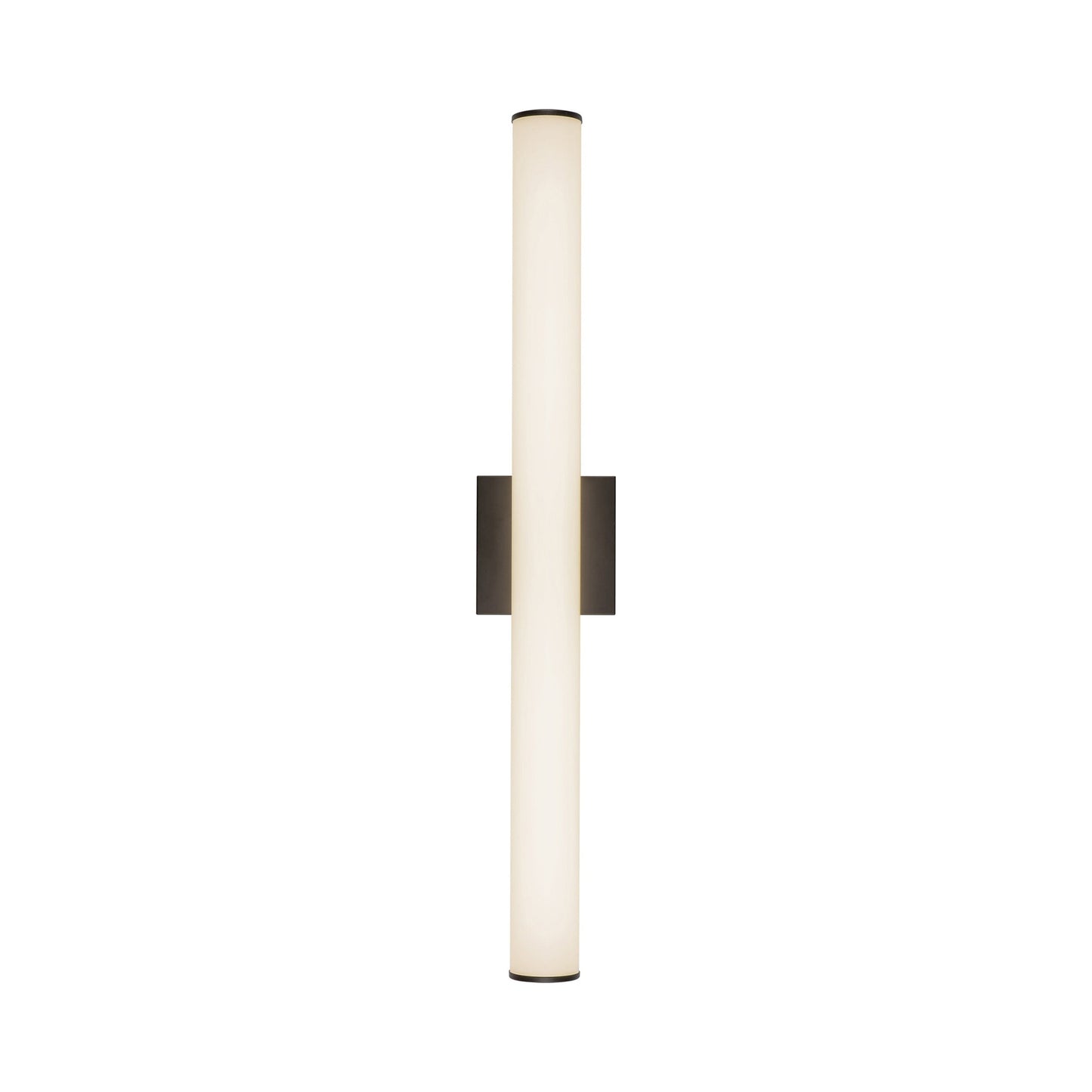 Rico LED Bath Wall Light in Black (30.13-Inch).